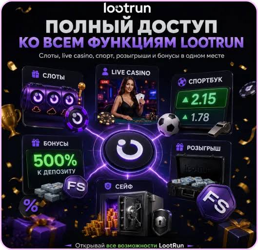 Lootrun — безопасный вход для азартных игр в интернете Lootrun — безопасный вход для азартных игр в интернете